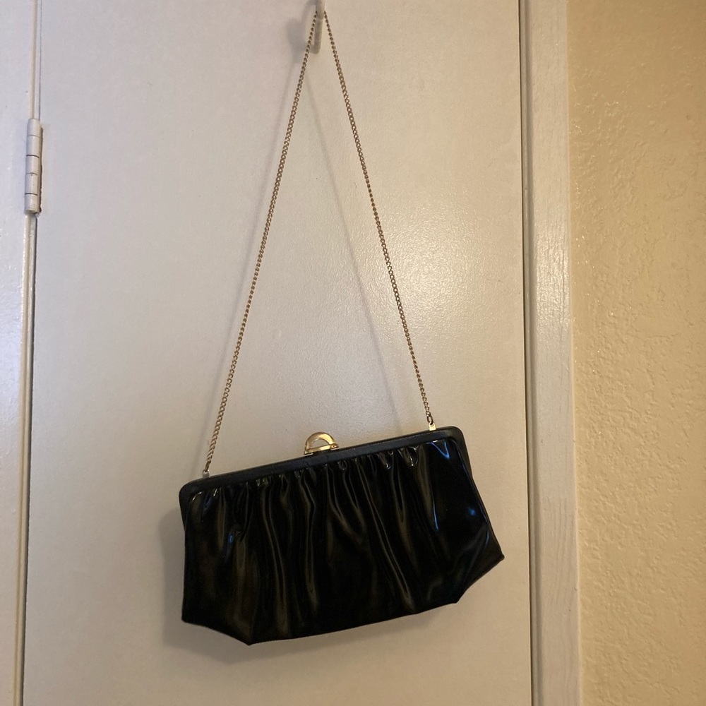 Mariana Patent Leather crossbody vintage purse clutch